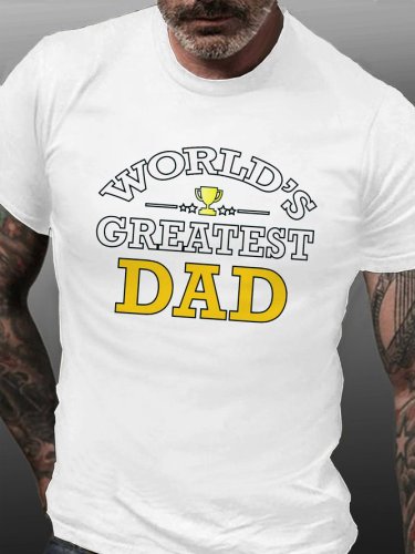 World's Greatest Dad Short Sleeve Short sleeve T-shirt