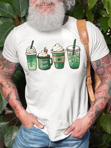 St Patricks Day Coffee Men's Short sleeve T-shirt
