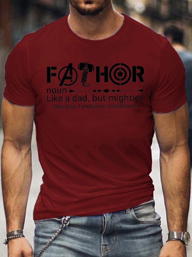 Best Dad Father's Day Casual Short Sleeve T-Shirt