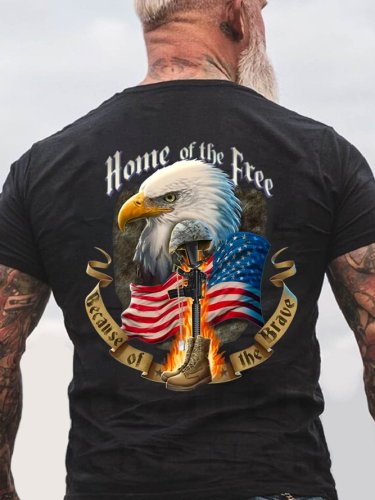 Home of the Free Men's Short Sleeve T-Shirt