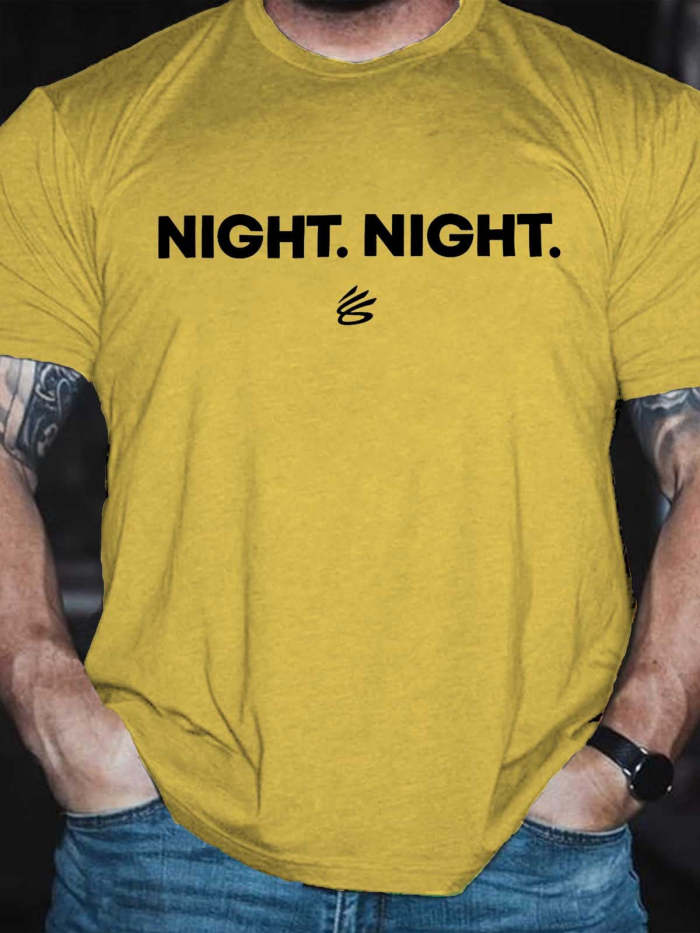 Men's Steph Curry Night Night T-Shirt