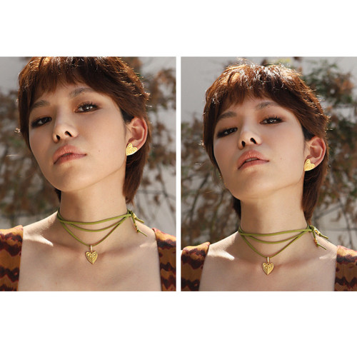Love Necklace Women Fashion Personalized Versatile Accessories Light Luxury Niche Design Collarbone Chain