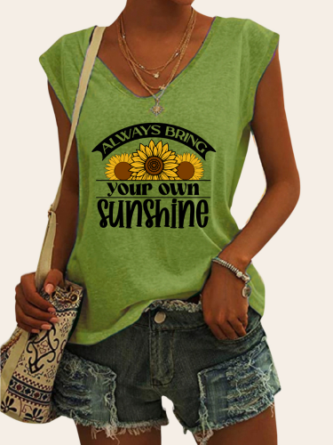 Always Bring Your Own Sunshine Short Sleeve T-Shirt