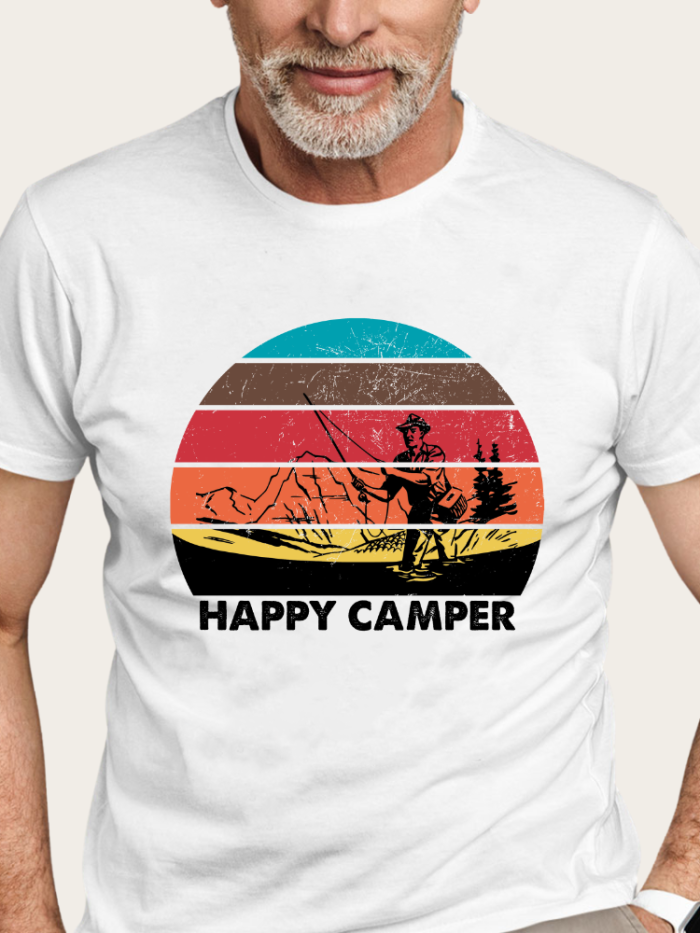 Happy Camperplus Size Casual Loose Shirt