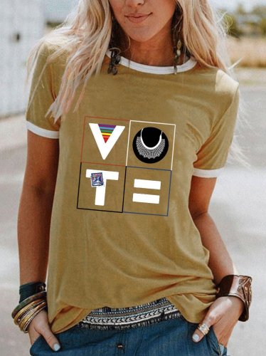 Women's Vote RBG Print T-Shirt