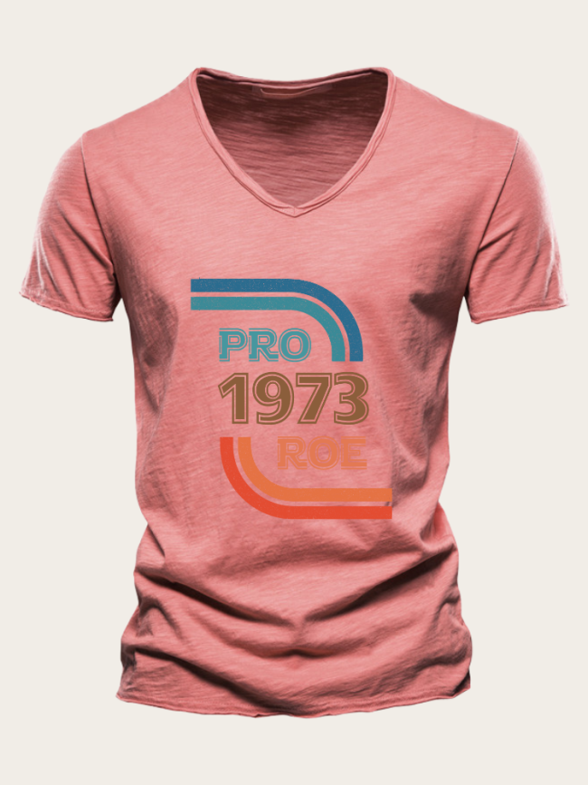 Pro 1973 Roe Shirt, 1973 Shirts, 10 Colors Men 1973 Roe Shirts, Slim Cutting Men T Shirts