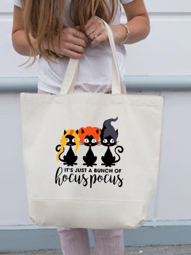 Cat Graphic Shopping Totes