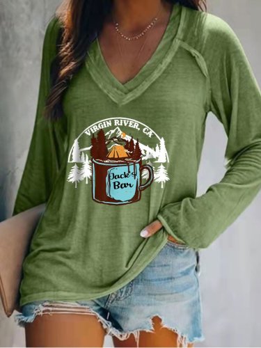 Women's River Bar V-Neck T-Shirt