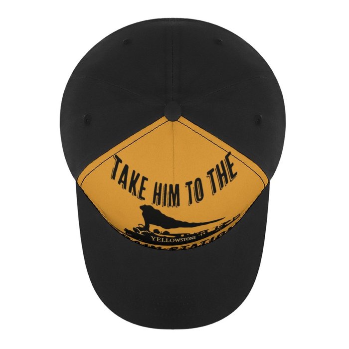 Take him to train station Print Women/Men Baseball Cap Polyester Cotton Cap Great Gifts for Y stone Rip Ranch TV Series Fans