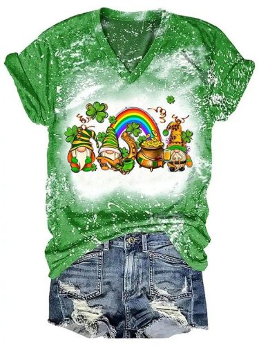 Women's St. Patrick's Day Print Casual T-Shirt