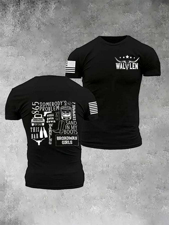 Men‘s Wallen Somebody's Problem Crew Neck T-Shirt