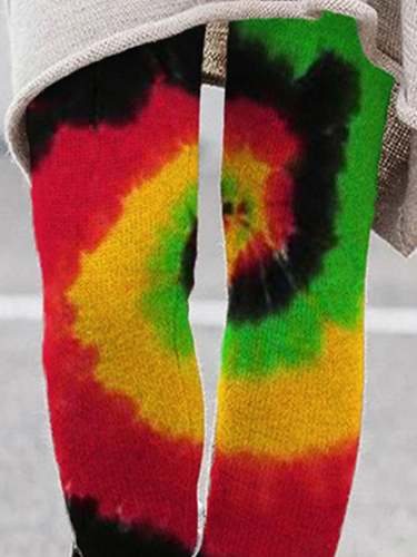 Juneteenth Inspired Tie-Dye Comfort Leggings