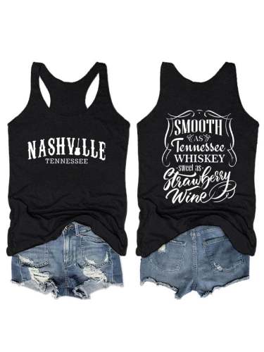 Women's Country Music Nashville Music City Country Girl Print Vest