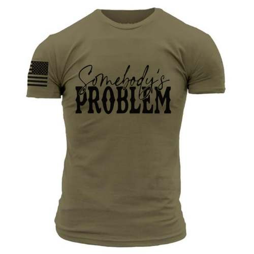 Men's Wallen Somebody's Problem Print T-Shirt