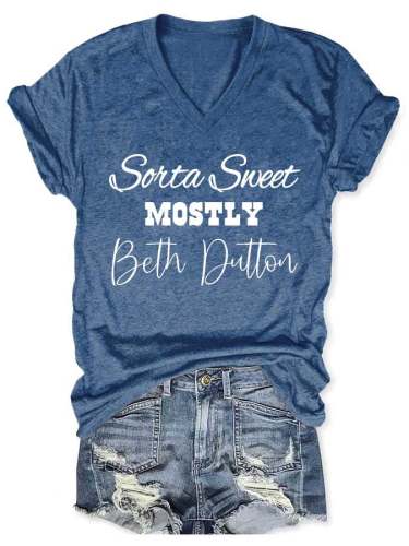 Sorta Sweet Mostly Beth Print T-Shirt