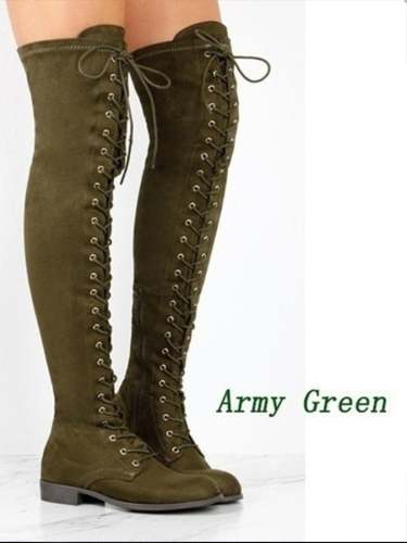 Women's round toe strap women's long leather boots Taizhou over the knee boots