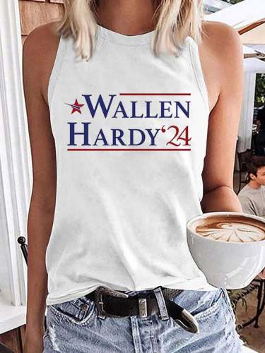Women's Wallen Hardy 24 Print Sleeveless T-Shirt