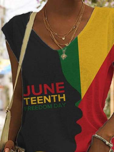 Women's Reggae Print Sleeveless Tank Top