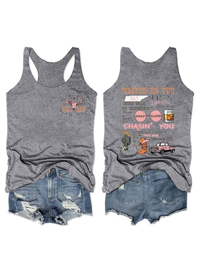 Women's Wallen tracklist Wasted On You Loose Casual Vest