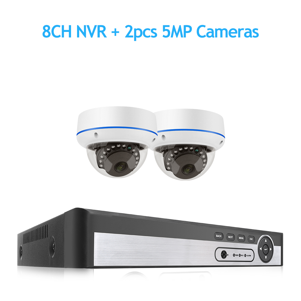 5MP 8MP 4K POE IPカメラ 監視ドーム 監視カメラ 双方向