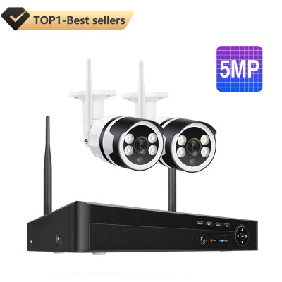 5MP Wifi Camera System Cctv Ip Camera Set Security Two Way Audio Wireless Home Security Camera Kit