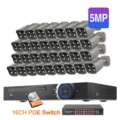 5MP 32ch POE Security Camera System 605GP