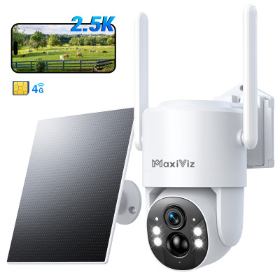 4MP 4G LTE Solar Power Wireless Surveillance Camera EU