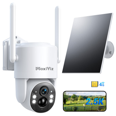 4MP 4G LTE Solar Power Wireless Surveillance Camera RU