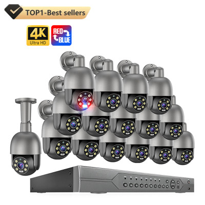 4K 8MP 16CH POE Camera System 825G