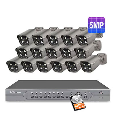 5MP 16CH POE Camera System 605GP