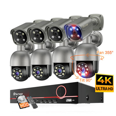 8MP 8CH POE Camera System PT825G+605GP