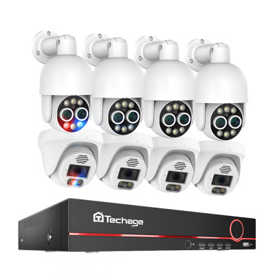 8MP 8CH POE Camera System PT825D+DM27SP