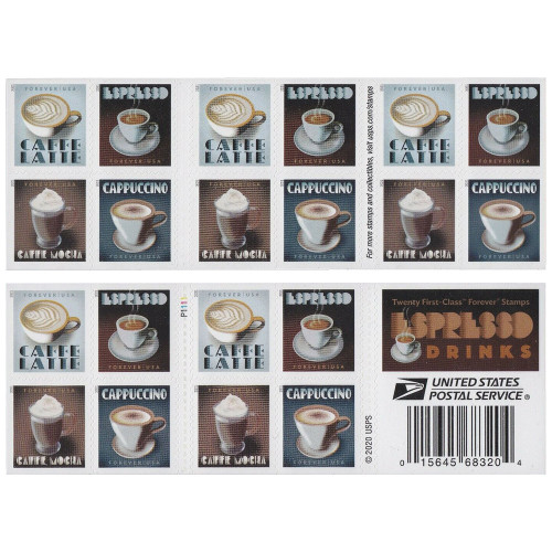 Espresso Drinks 2021 - 5 Booklets / 100 Pcs