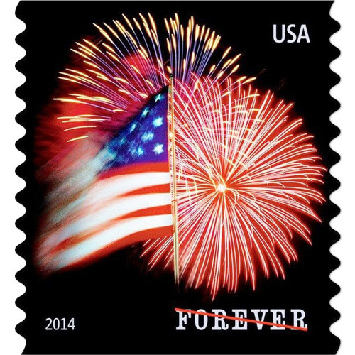 Flag Fireworks 2014 - 5 Booklets / 100 Pcs