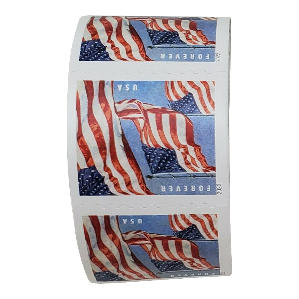🎁【US Free Shipping】300 PCS-2018 US Flag Forever Stamps