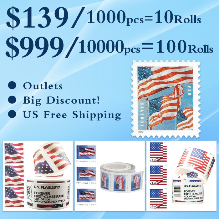 Factory Customized Hot Selling Forever Stamps Us Forever Stamp Flags Us Forever  Postage Stamps Roll Garden Beauty Forever Rolls Stamps - China Forever  Stamps Usps, Usps Forever Stamps