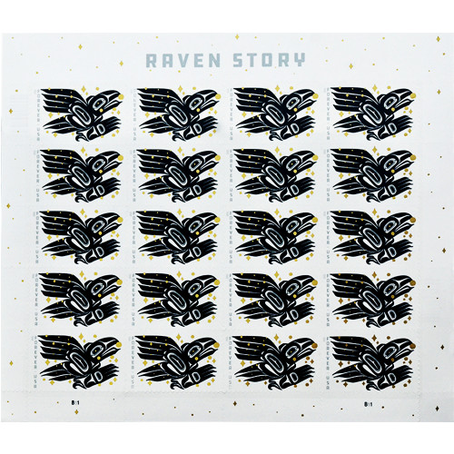 Raven Story 2021 - 5 Sheets / 100 Pcs
