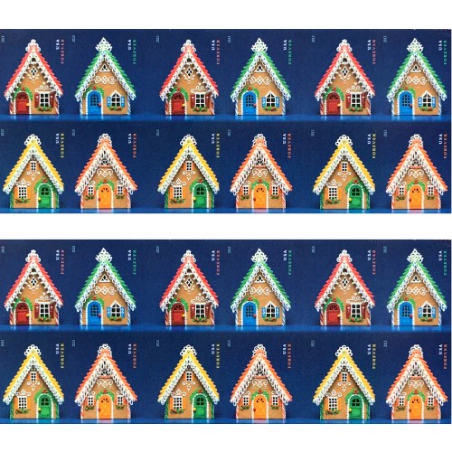 Gingerbread Houses 2013 - 5 Booklets / 100 Pcs