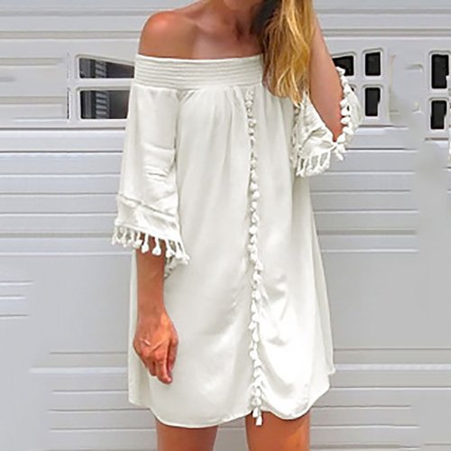 Sexy Fashion Off Shoulder Mini Dress