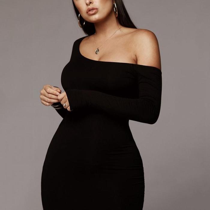 Sexy And Stylish Off Shoulder Bodycon Dress