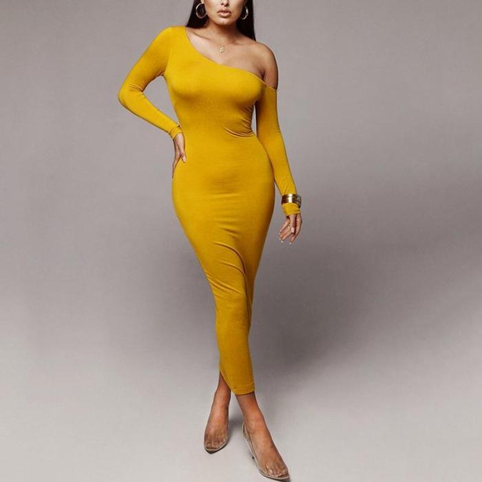 Sexy And Stylish Off Shoulder Bodycon Dress