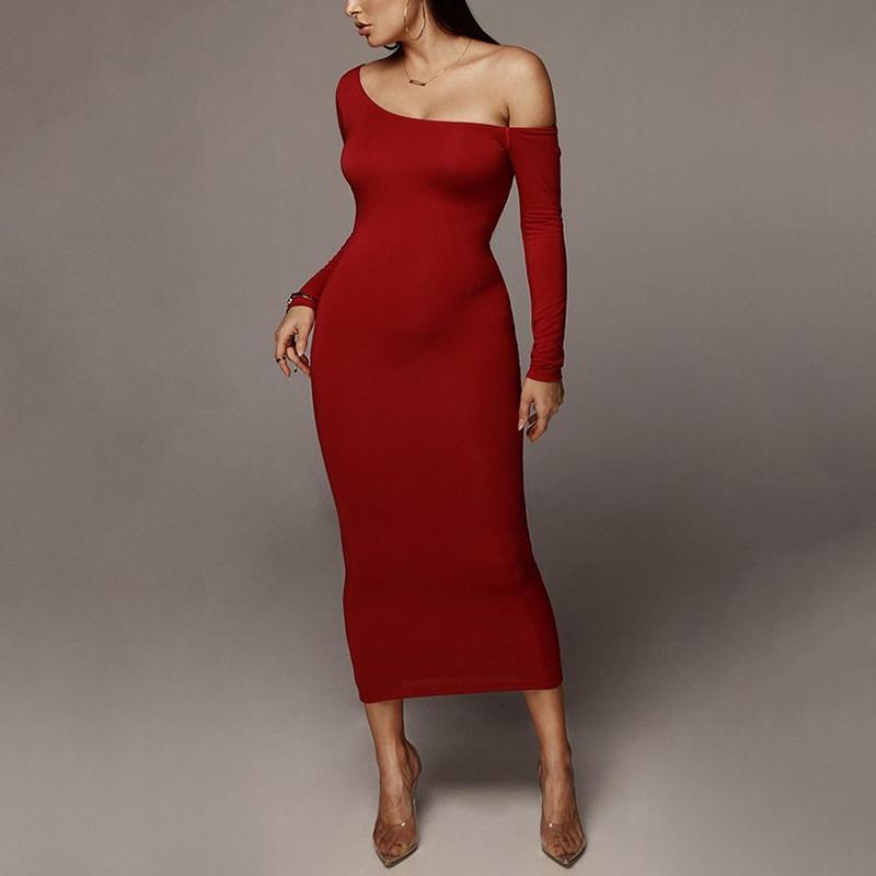 Sexy And Stylish Off Shoulder Bodycon Dress