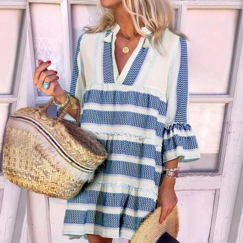 Beach Time Loose Casual Dress