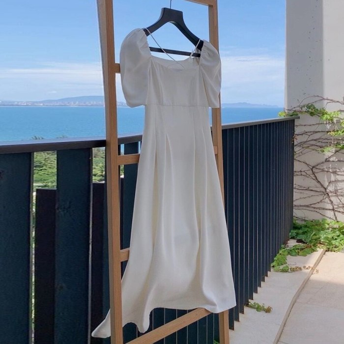 Summer 2021 New women's dress thin lady vestidos largos de verano para mujer vintage club dress Polyester
