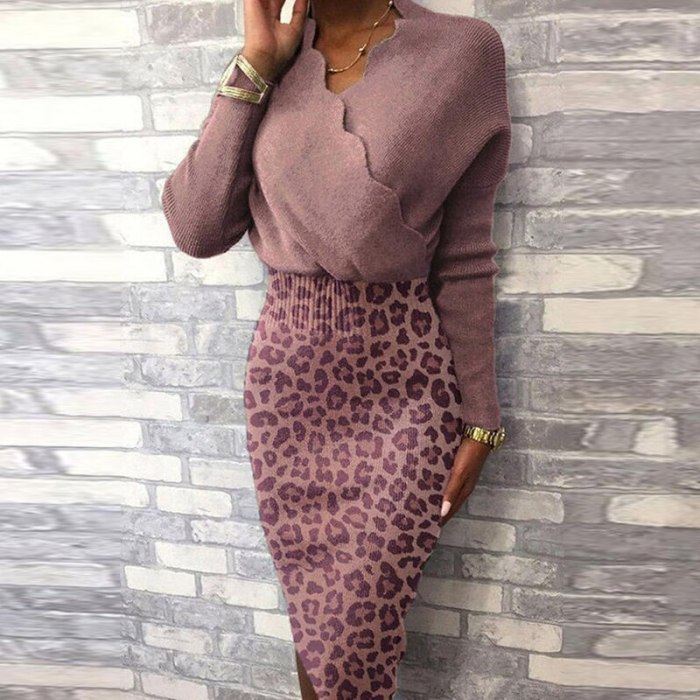 Women's V Neck Long Sleeve Solid Color Slim High Waist Sheath Bodycon Dress Women Casual Party Knitted Dresses Vestidos