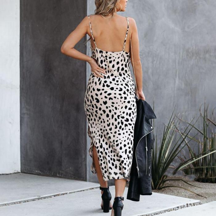 Sexy fashion leopard print dress