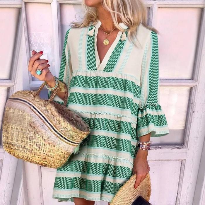 Beach Time Loose Casual Dress