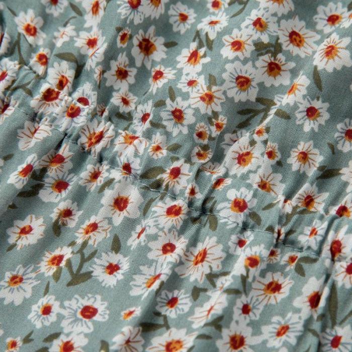 Summer Floral Printed Off Shoulder Ruffled Mini Dress