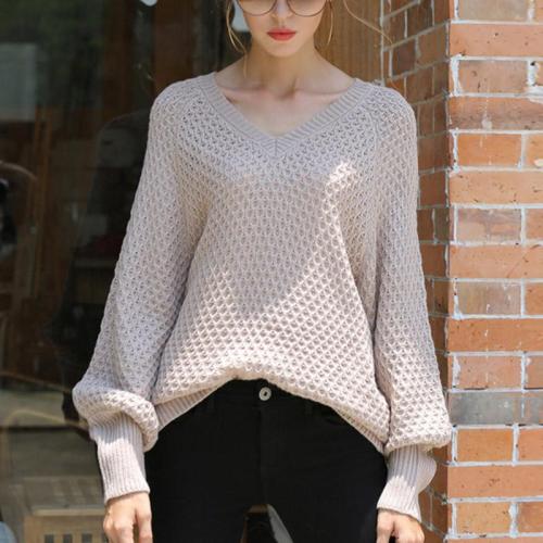 Women's Europe And America Loose Ladies Knitted Sweater