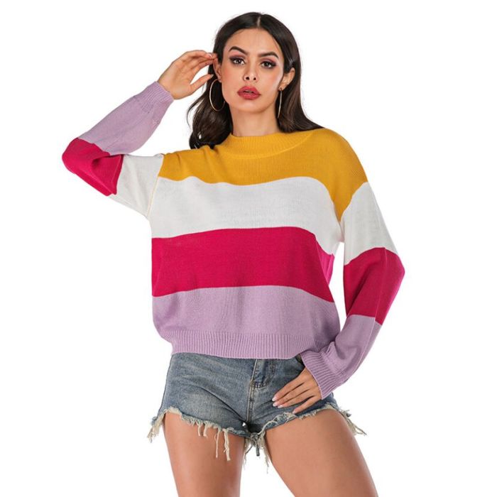 Woman sweaters pull autumn clothes streetwear pulls femme dropshipping women jersey mujer